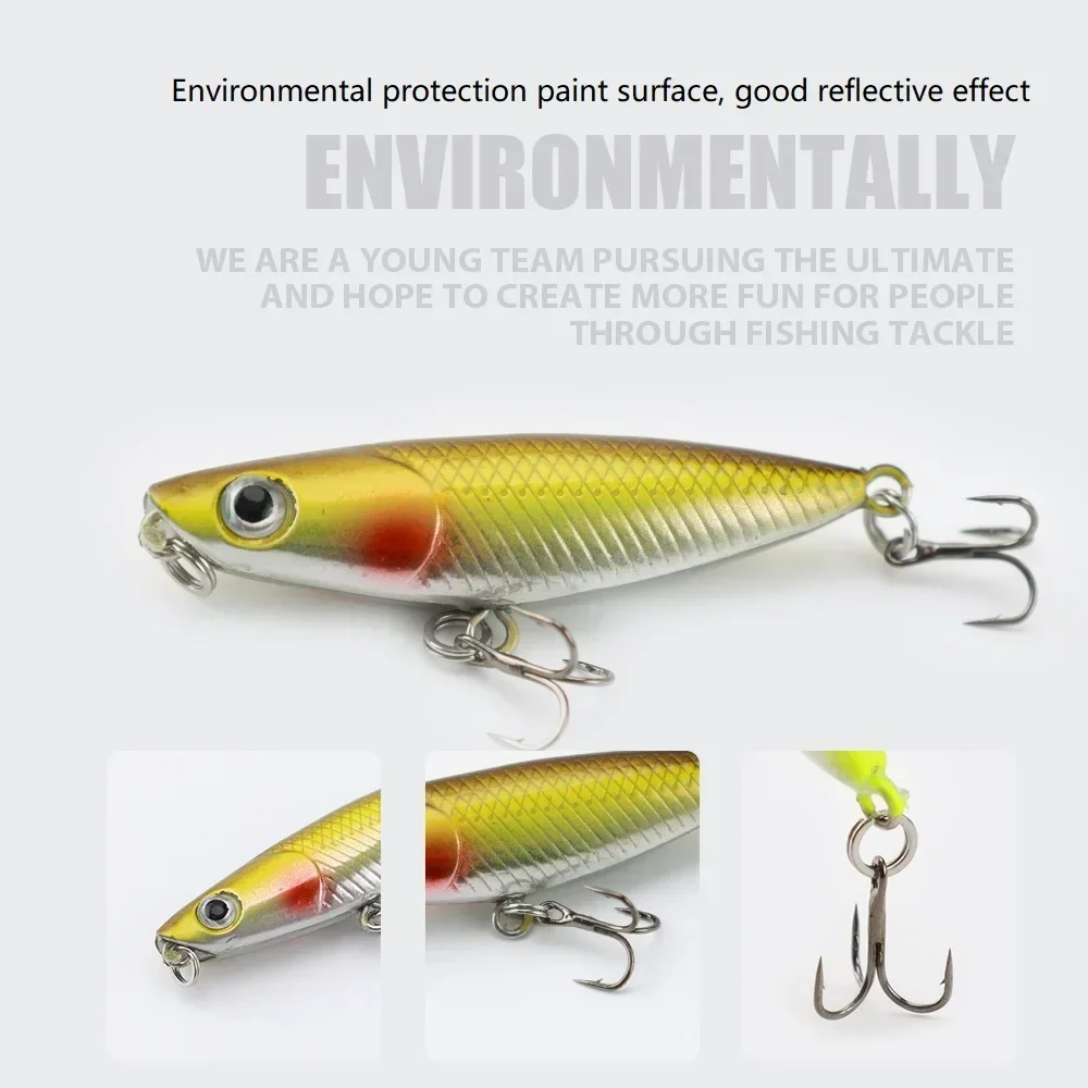 45mm 1.9g 1pcs Zigzag Dog Penc - Fishing Hook Treble incelemesi ve fiyatı