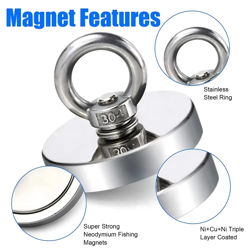 D16~D42mm Super Strong Neodymi - Fishing Hook Stainless Steel incelemesi ve fiyatı