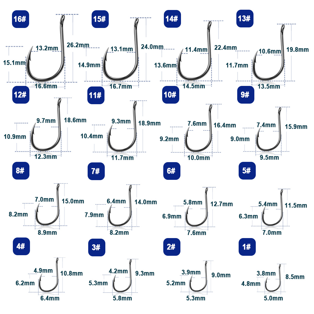 9KM Iseama Fishing Hooks 50~20 - Fishing Hook Circle incelemesi ve fiyatı