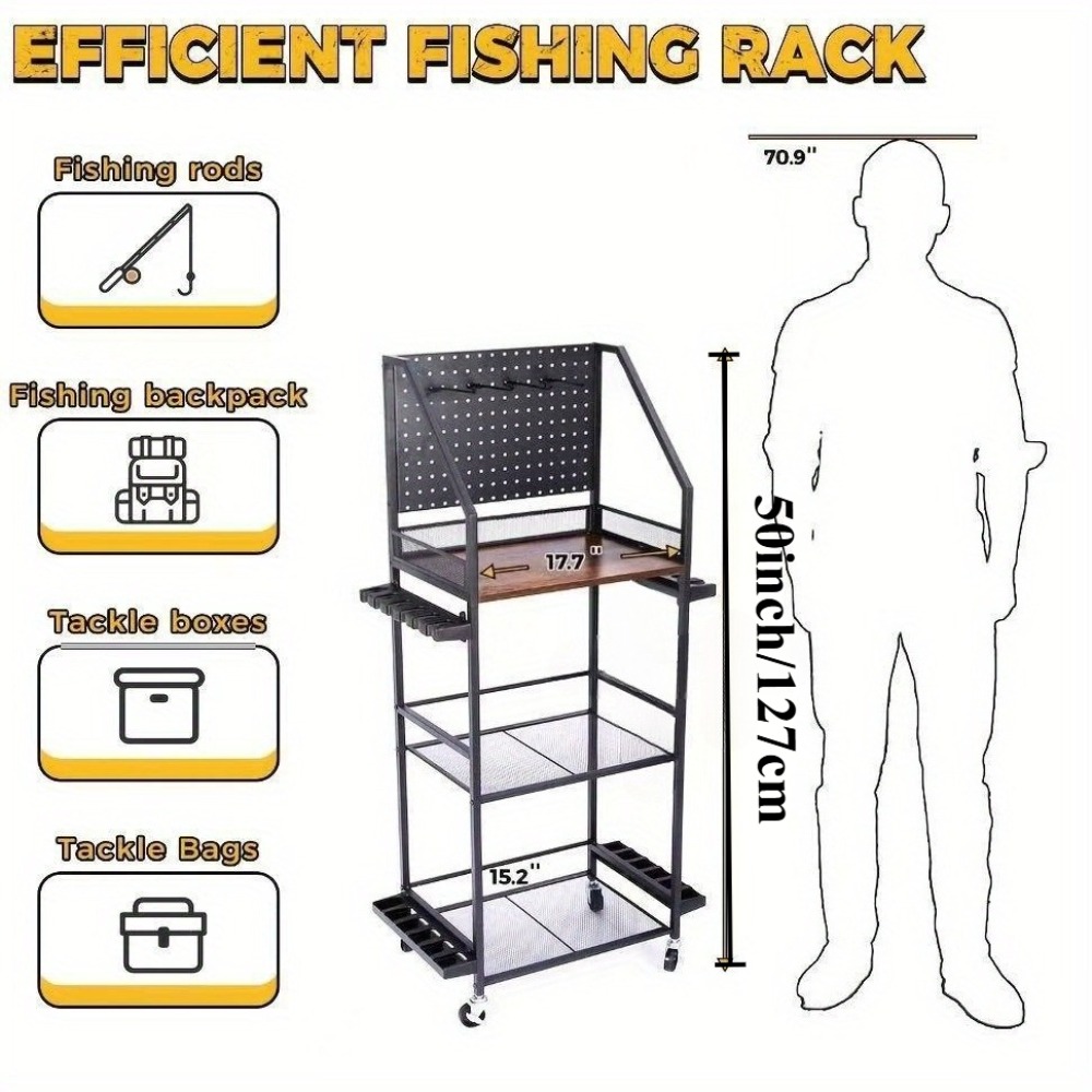Fishing Rod Holders for Garage - Fishing Hook Box incelemesi ve fiyatı