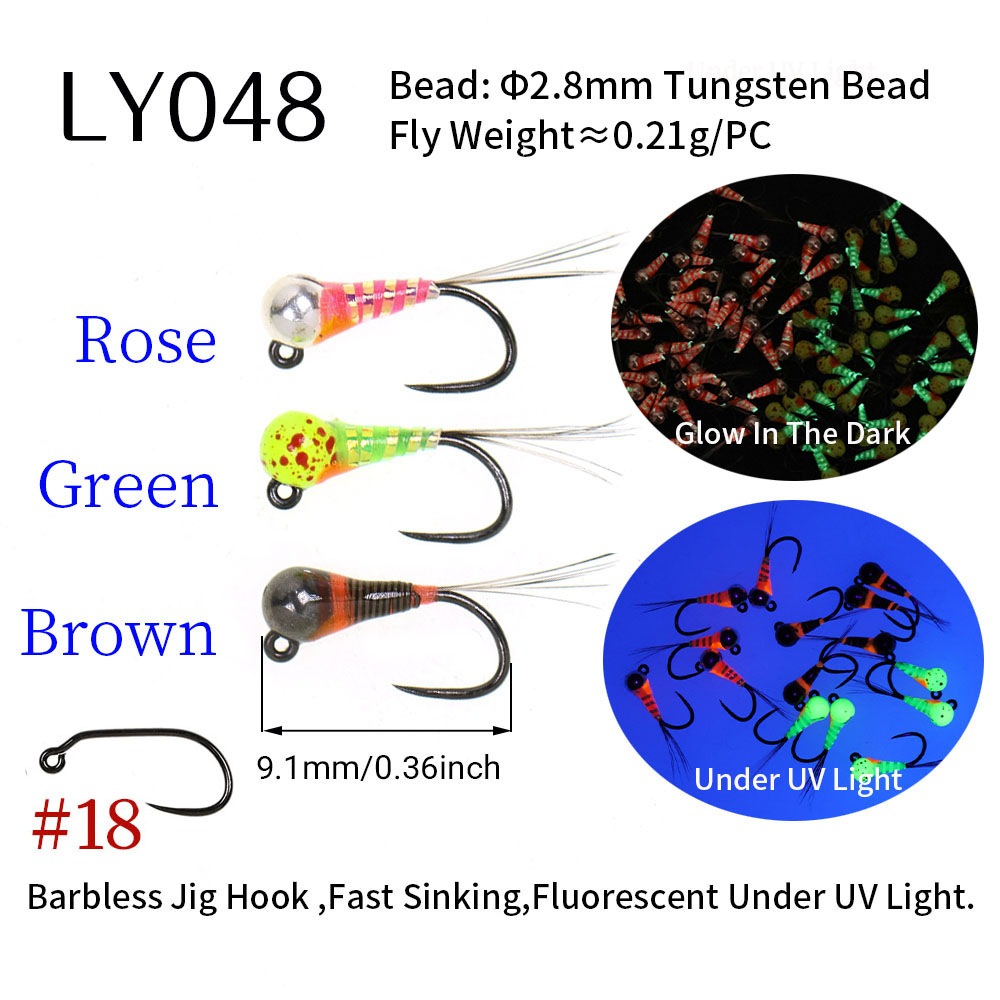 6PCS Fast Sinking Perdigon Eur - Fishing Hook Barbless incelemesi ve fiyatı