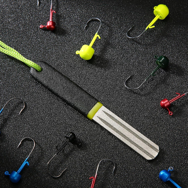 4 Colors Portable Outdoor Doub - Fishing Hook Sharpener incelemesi ve fiyatı