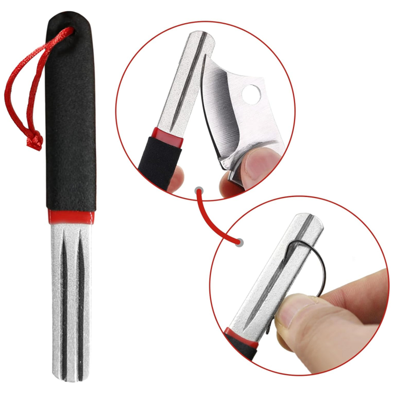 4 Colors Portable Outdoor Doub - Fishing Hook Sharpener incelemesi ve fiyatı