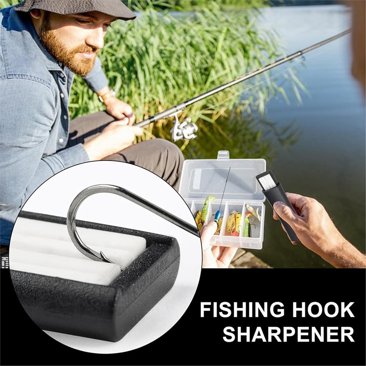 Fishing Hook Sharpener - Compa - Fishing Hook incelemesi ve fiyatı