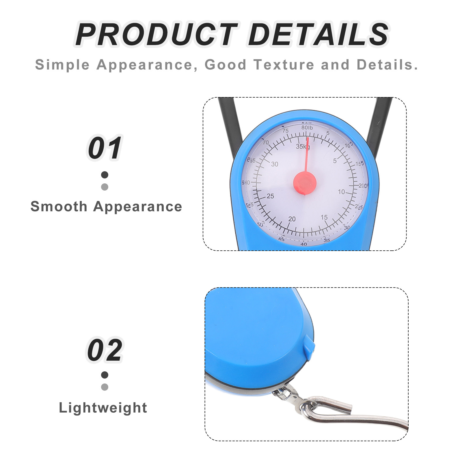 Portable Spring Scale 20Kg 44L - Fishing Hook incelemesi ve fiyatı