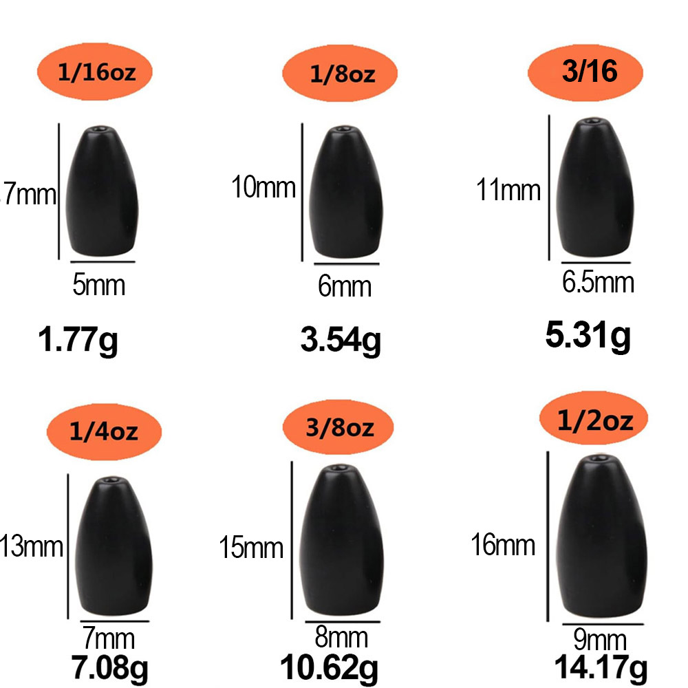 Tungsten Steel Fishing Weights - Fishing Hook Jig incelemesi ve fiyatı