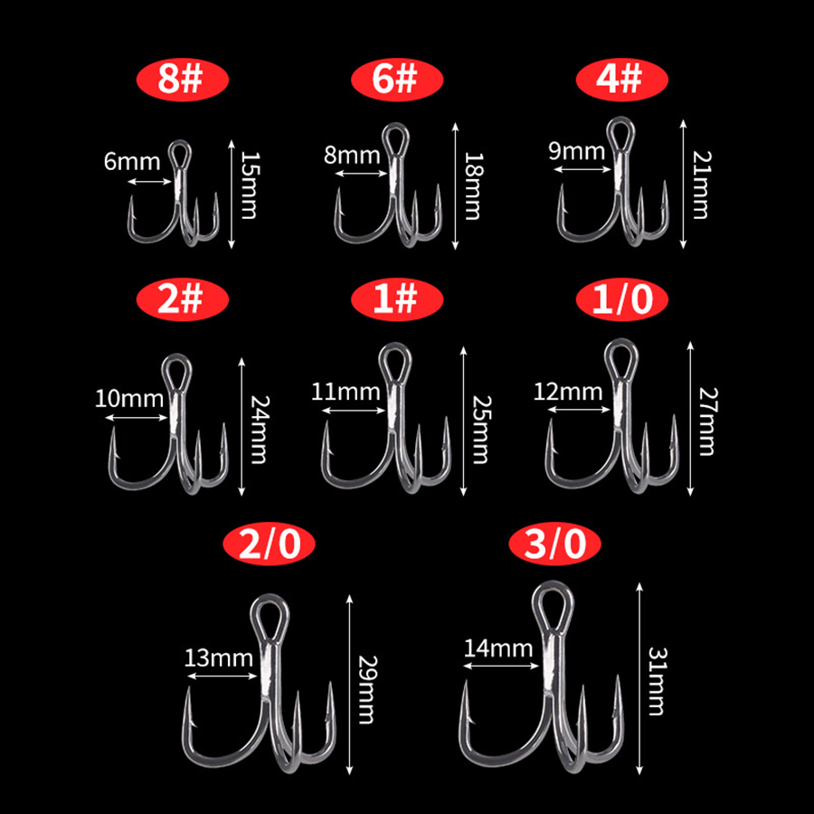Fishing Treble Hook 6X Strong  - Fishing Hook Assortment incelemesi ve fiyatı