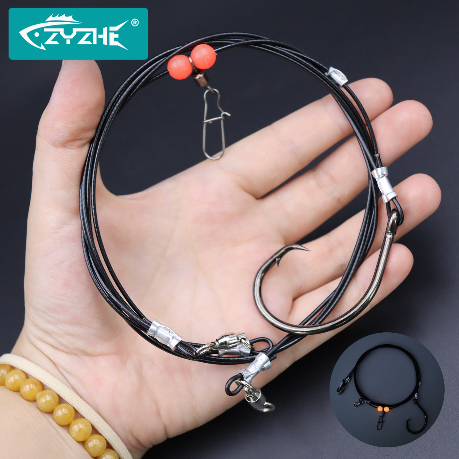 ZYZHE 1pc Sea Fishing Rigs Wit - Fishing Hook Circle incelemesi ve fiyatı