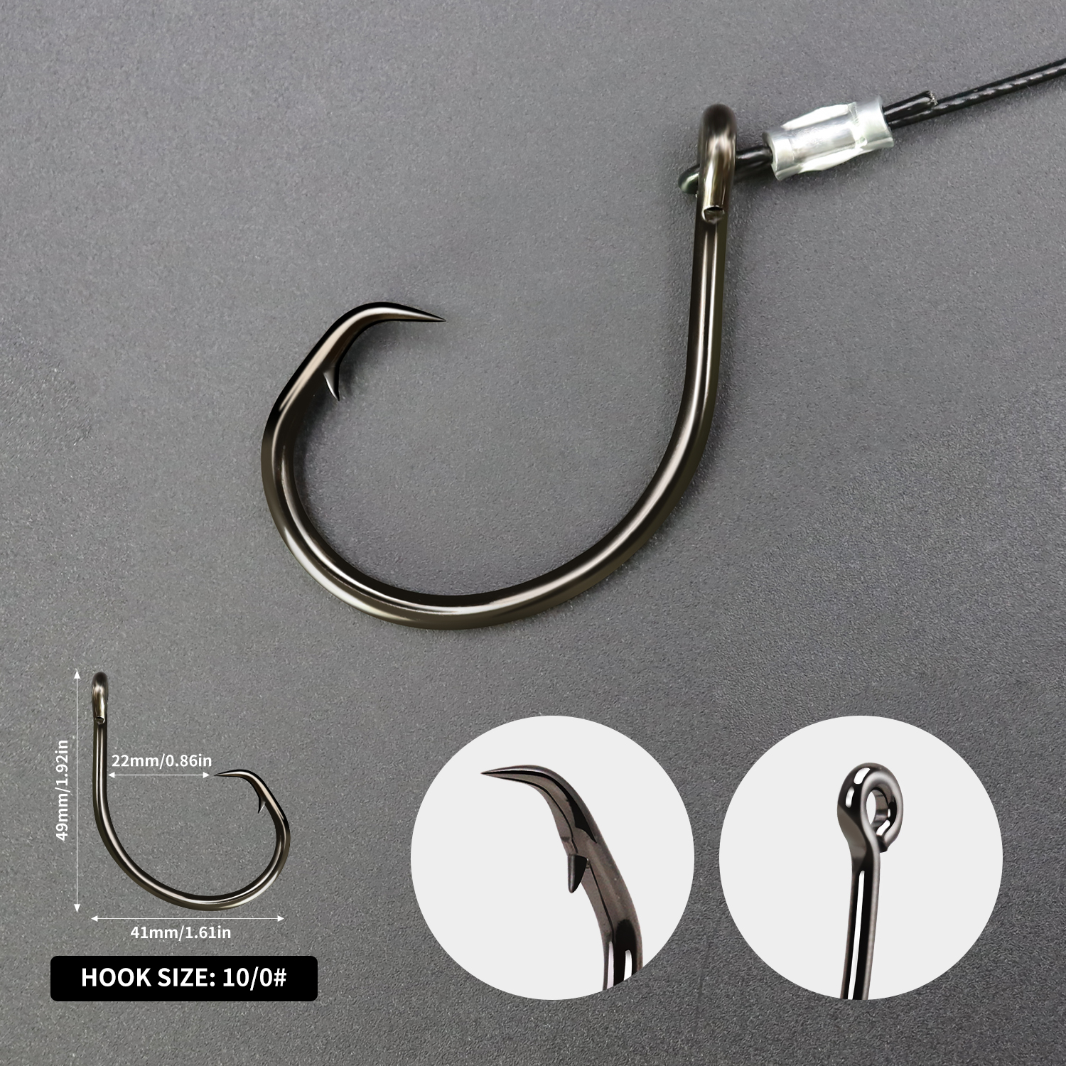 ZYZHE 1pc Sea Fishing Rigs Wit - Fishing Hook Circle incelemesi ve fiyatı