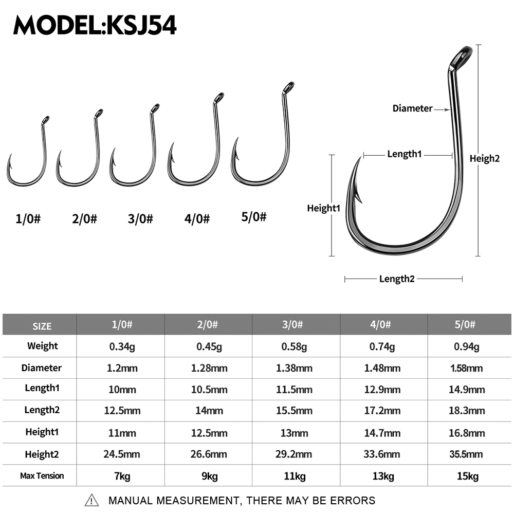 KATYUSHA  100PCS J Hooks 1/0-2 - Fishing Hook Barbless incelemesi ve fiyatı