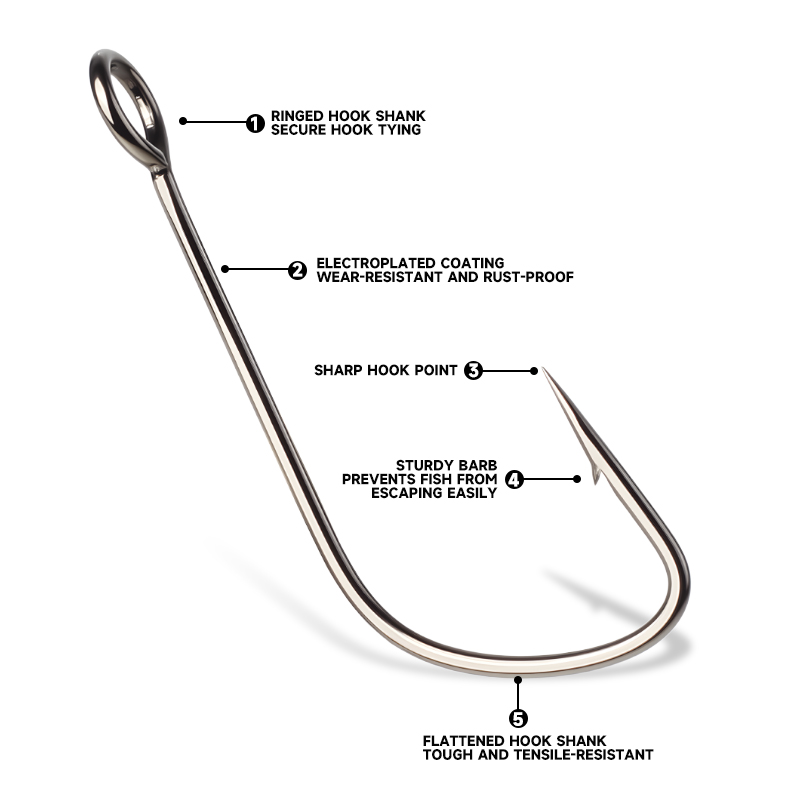 Supercontinent 2#-12# 10pcs Ba - Fishing Hook Offset incelemesi ve fiyatı