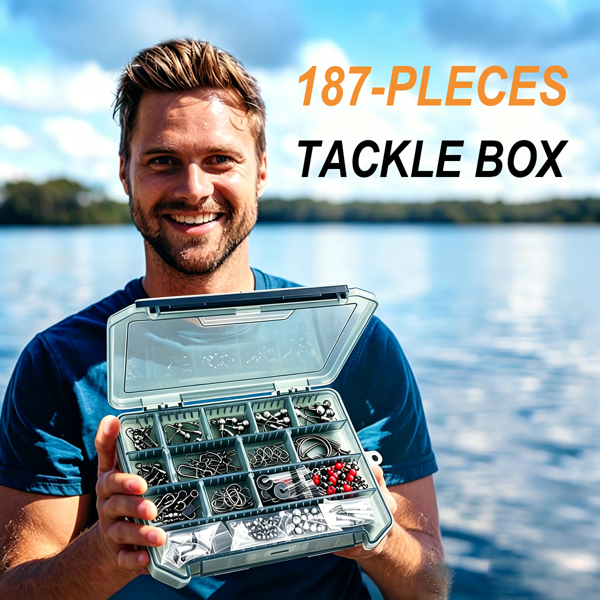 187pcs Fishing Accessories Kit - Fishing Hook Box incelemesi ve fiyatı