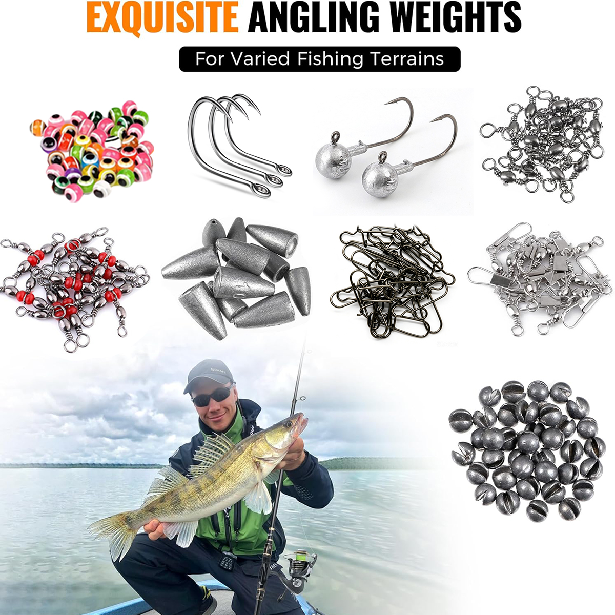 187pcs Fishing Accessories Kit - Fishing Hook Box incelemesi ve fiyatı